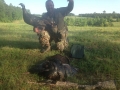 Hunter with the catch